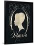 Madame Silhouette-Lisa Vincent-Framed Premium Giclee Print