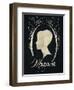 Madame Silhouette-Lisa Vincent-Framed Art Print