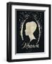 Madame Silhouette-Lisa Vincent-Framed Art Print