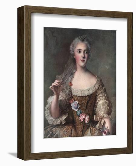 Madame Sophie, Daughter of Louis XV, 1909-Jean-Marc Nattier-Framed Giclee Print