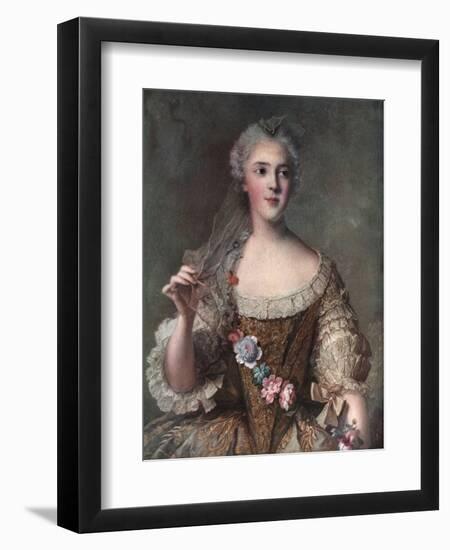 Madame Sophie, Daughter of Louis XV, 1909-Jean-Marc Nattier-Framed Giclee Print