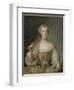 Madame Sophie de France, fille de Louis XV (1734-1782), représentée en buste tenant une guirlande-Jean-Marc Nattier-Framed Giclee Print