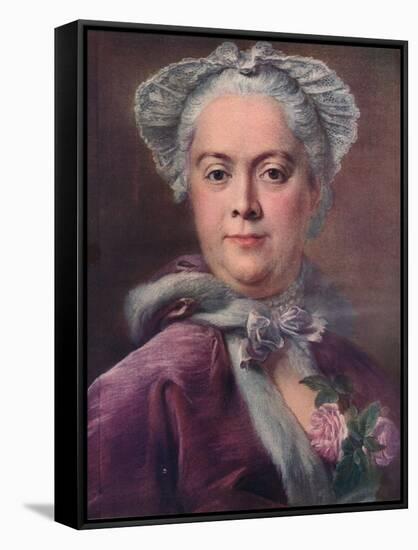 'Madame Valade', c1746-Jean-Baptiste Perronneau-Framed Stretched Canvas