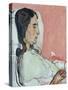 Madame Valentine Gode Darel, Ill, 1914-Ferdinand Hodler-Stretched Canvas