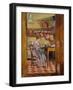 Madame Valtat in the Kitchen (Oil on Canvas)-Louis Valtat-Framed Giclee Print