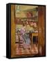 Madame Valtat in the Kitchen (Oil on Canvas)-Louis Valtat-Framed Stretched Canvas