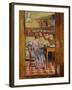 Madame Valtat in the Kitchen (Oil on Canvas)-Louis Valtat-Framed Giclee Print