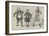 Madame Vestris, Charles Mathews, and Strickland, in The Little Devil, Nicolo Claiming Halves-null-Framed Giclee Print
