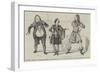 Madame Vestris, Charles Mathews, and Strickland, in The Little Devil, Nicolo Claiming Halves-null-Framed Giclee Print