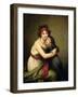 Madame Vigee-Lebrun and Her Daughter, Jeanne-Lucie-Louise (1780-1819) 1789-Elisabeth Louise Vigee-LeBrun-Framed Premium Giclee Print