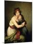 Madame Vigee-Lebrun and Her Daughter, Jeanne-Lucie-Louise (1780-1819) 1789-Elisabeth Louise Vigee-LeBrun-Mounted Giclee Print