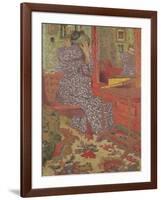 Madame Vuillard Arranging Her Hair, 1900-Edouard Vuillard-Framed Giclee Print