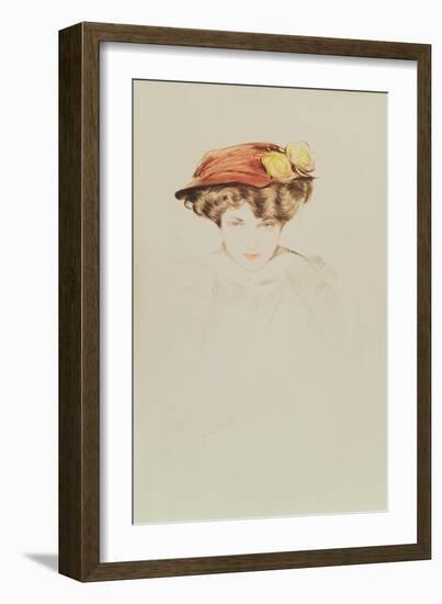 Madame Wolffe-Paul Cesar Helleu-Framed Giclee Print