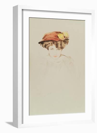 Madame Wolffe-Paul Cesar Helleu-Framed Giclee Print