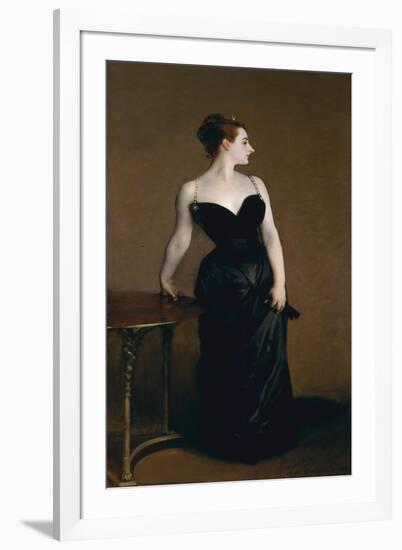 Madame X (Madame Pierre Gautreau), 1883-84,-John Singer Sargent-Framed Giclee Print