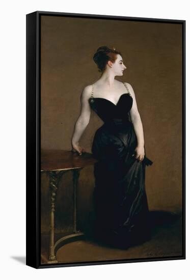 Madame X (Madame Pierre Gautreau), 1883-84,-John Singer Sargent-Framed Stretched Canvas