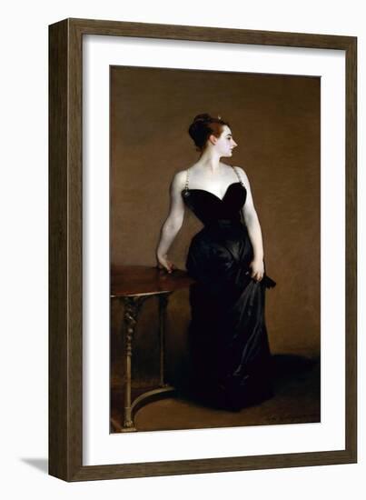 Madame X (Madame Pierre Gautreau) by John Singer Sargent-John Singer Sargent-Framed Premium Giclee Print