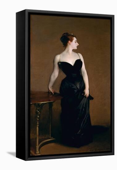 Madame X (Madame Pierre Gautreau)-John Singer Sargent-Framed Stretched Canvas