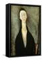 Madame Zborowska, 1918-Amedeo Modigliani-Framed Stretched Canvas