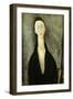 Madame Zborowska, 1918-Amedeo Modigliani-Framed Giclee Print