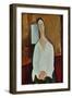 Madame Zborowska with Clasped Hands, c.1917-Amedeo Modigliani-Framed Giclee Print