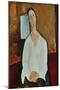 Madame Zborowska with Clasped Hands, c.1917-Amedeo Modigliani-Mounted Giclee Print