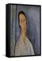 Madame Zborowska-Amedeo Modigliani-Framed Stretched Canvas