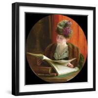 Madame Zoe Malard (B.1884) 1907 (Oil on Canvas)-Remy Cogghe-Framed Giclee Print