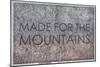 Made for the Mountains - 1894, Colorado State Map in Relief, Colorado, United States Map-null-Mounted Giclee Print