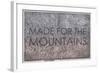 Made for the Mountains - 1894, Colorado State Map in Relief, Colorado, United States Map-null-Framed Giclee Print