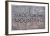 Made for the Mountains - 1894, Colorado State Map in Relief, Colorado, United States Map-null-Framed Giclee Print