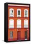 Made in Spain Collection - Orange Facade of Traditional Spanish Building-Philippe Hugonnard-Framed Stretched Canvas