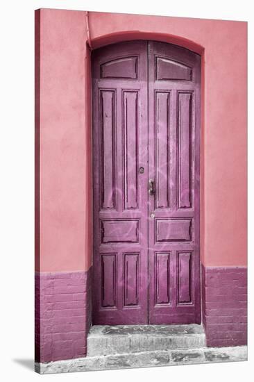 Made in Spain Collection - Pink Door in Seville-Philippe Hugonnard-Stretched Canvas