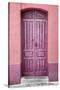 Made in Spain Collection - Pink Door in Seville-Philippe Hugonnard-Stretched Canvas