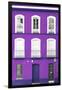 Made in Spain Collection - Purple Facade of Traditional Spanish Building-Philippe Hugonnard-Framed Photographic Print