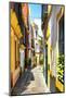 Made in Spain Collection - Yellow Street in Seville-Philippe Hugonnard-Mounted Photographic Print