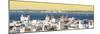 Made in Spain Panoramic Collection - City of Cadiz at Sunset III-Philippe Hugonnard-Mounted Photographic Print