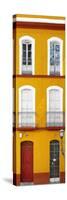 Made in Spain Slim Collection - Orange Facade of Traditional Spanish Building II-Philippe Hugonnard-Stretched Canvas