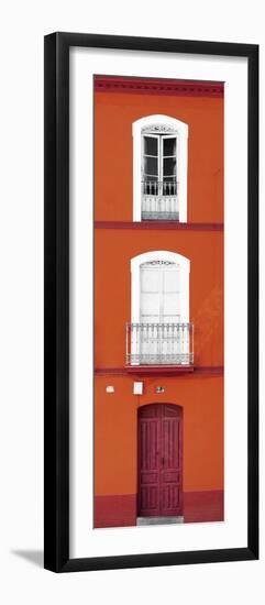 Made in Spain Slim Collection - Orange Facade of Traditional Spanish Building III-Philippe Hugonnard-Framed Photographic Print