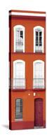 Made in Spain Slim Collection - Orange Facade of Traditional Spanish Building-Philippe Hugonnard-Stretched Canvas