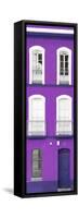 Made in Spain Slim Collection - Purple Facade of Traditional Spanish Building-Philippe Hugonnard-Framed Stretched Canvas