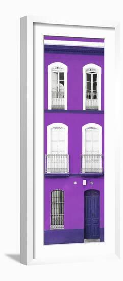 Made in Spain Slim Collection - Purple Facade of Traditional Spanish Building-Philippe Hugonnard-Framed Photographic Print