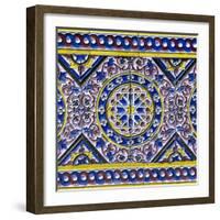 Made in Spain Square Collection - Colorful Mosaic III-Philippe Hugonnard-Framed Photographic Print