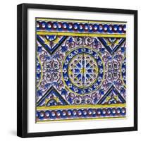 Made in Spain Square Collection - Colorful Mosaic III-Philippe Hugonnard-Framed Photographic Print