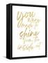 Made To Shine-Jennifer McCully-Framed Stretched Canvas