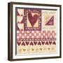 Made W Love-Maria Trad-Framed Giclee Print