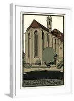 Madeburg Church-null-Framed Art Print