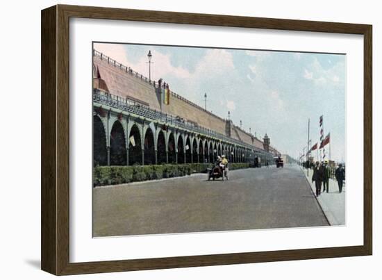 Madeira Road Motor Track, Brighton, East Sussex, C1900s-C1920s-null-Framed Giclee Print