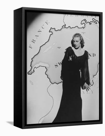 Madeleine Carroll, Secret Agent, 1936-null-Framed Stretched Canvas