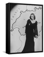 Madeleine Carroll, Secret Agent, 1936-null-Framed Stretched Canvas